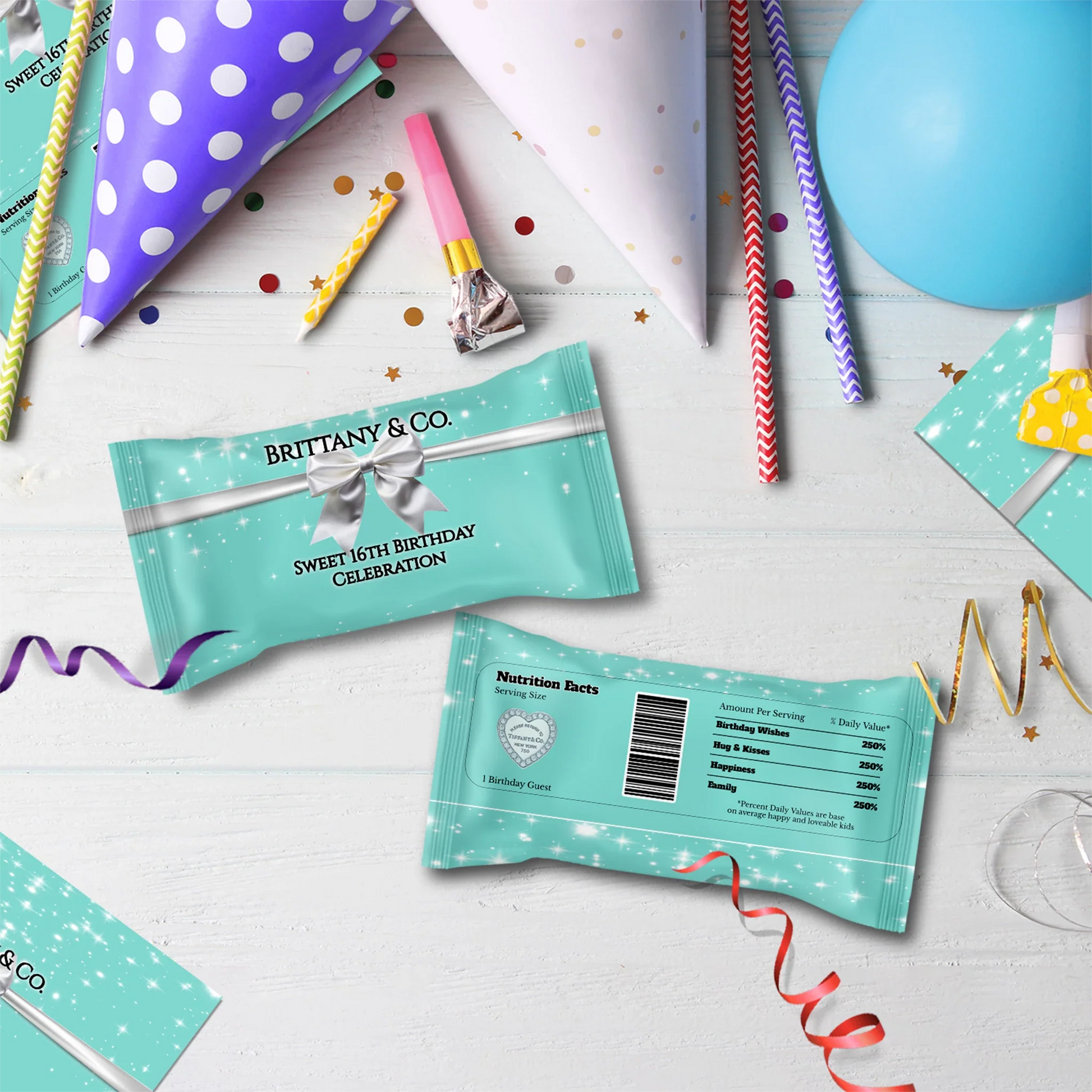 Luxury Items Birthday Decorations, Tiffany & CO Party Supplies, Tiffany n CO Themed, Tiffany&CO Digital Template, Editable Tiffany & CO inspired Image SVG PNG