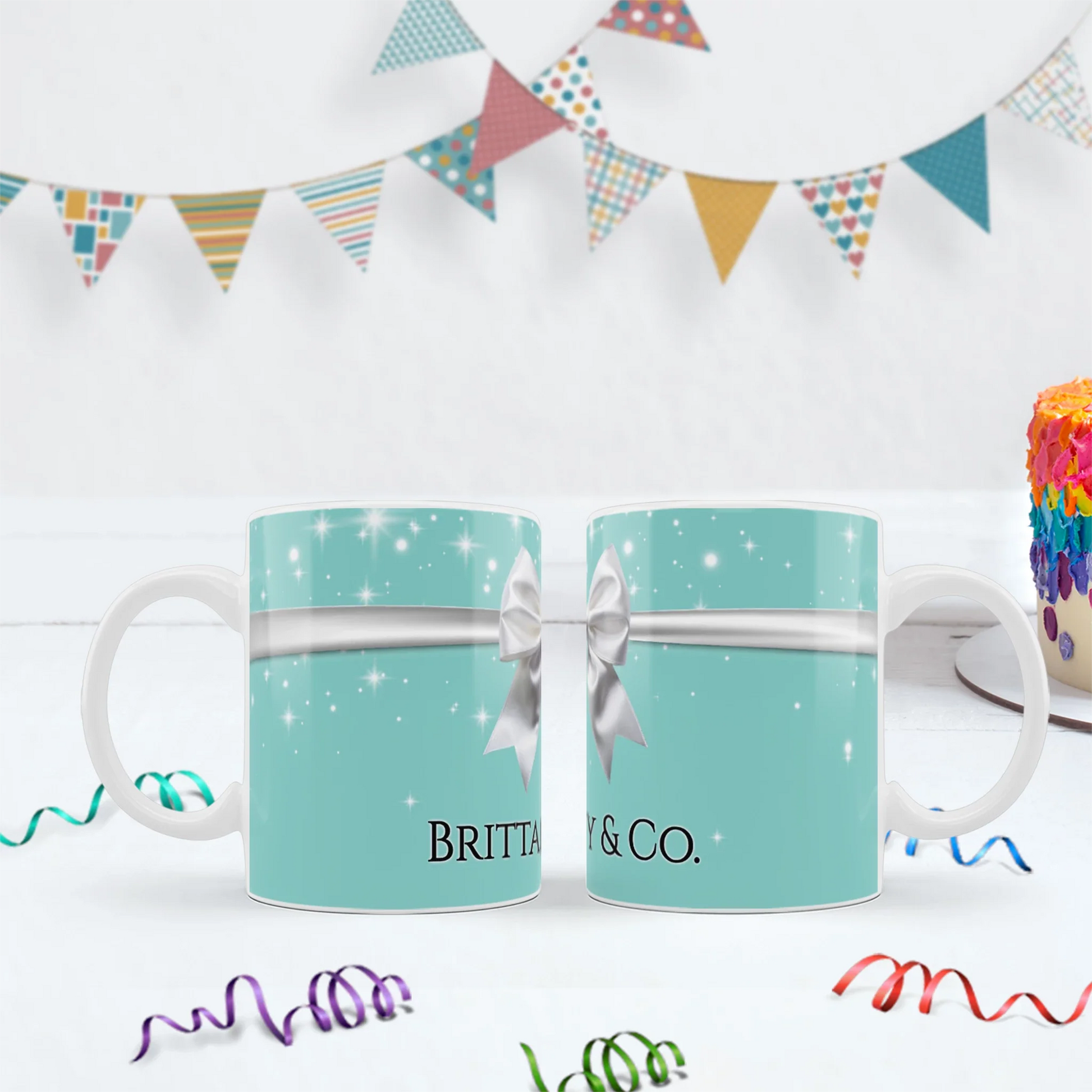 Luxury Items Birthday Decorations, Tiffany & CO Party Supplies, Tiffany n CO Themed, Tiffany&CO Digital Template, Editable Tiffany & CO inspired Image SVG PNG