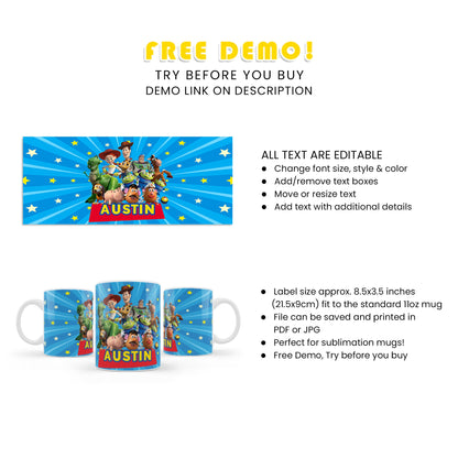 Toy Story Sublimation Mug