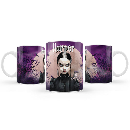 Wednesday TV Series Sublimation Mug - Sublimation mugs with Wednesday TV series theme