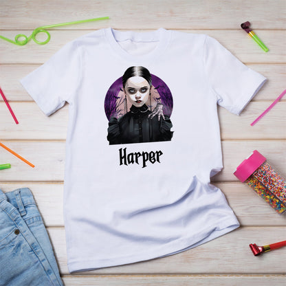 Wednesday Addams Birthday Decorations, Wednesday Netflix Party Supplies, Wednesday Series Themed, Wednesday Digital Template, Editable Wednesday Image SVG PNG