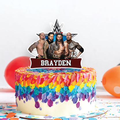 WWE WrestleMania Birthday Decorations, Smackdown Party Supplies, Royal Rumble, The Bloodline, WWE The Bloodline SVG