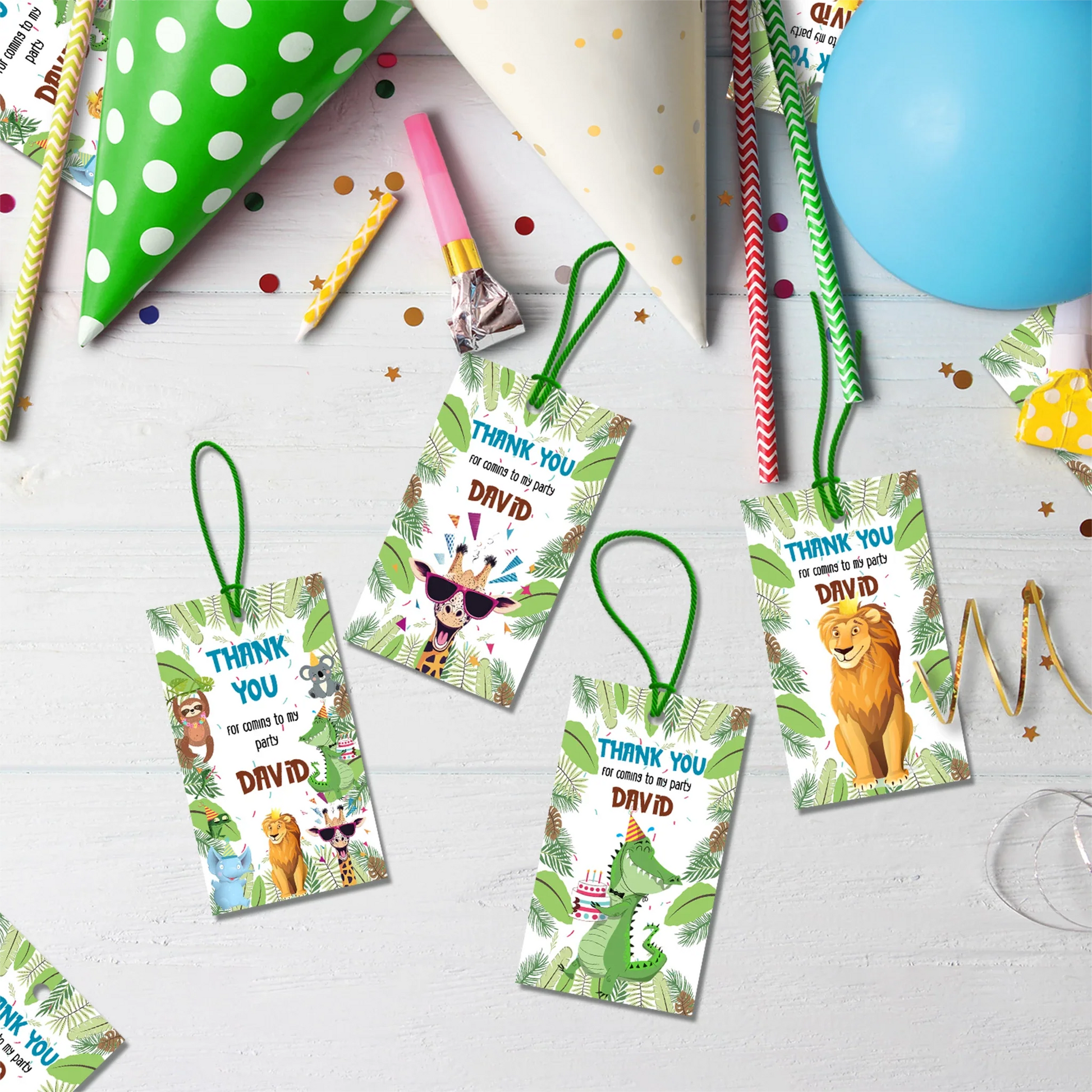 Zoo Party Birthday Decorations, Wild One Birthday Party Supplies, Safary Party Themed, Zoo Birthday Digital Template, Editable Zoo Party Image SVG PNG