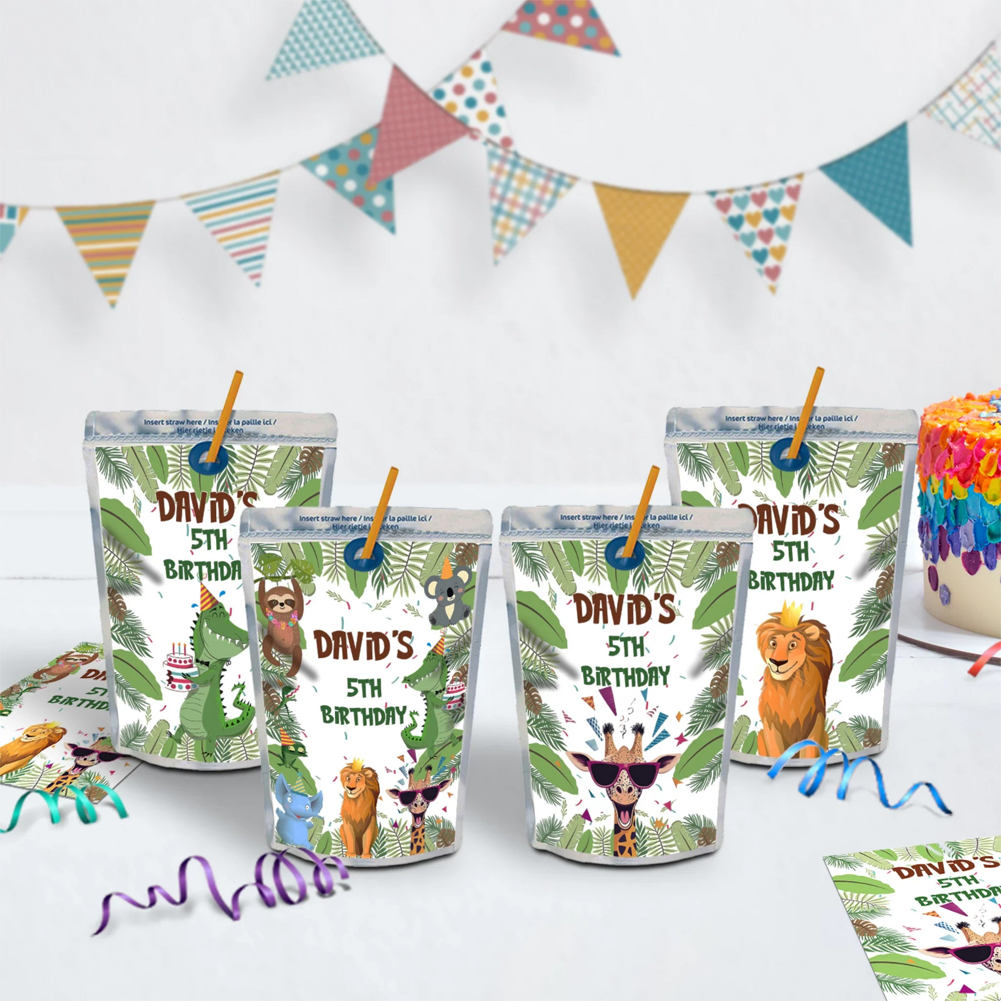 Zoo Party Birthday Decorations, Wild One Birthday Party Supplies, Safary Party Themed, Zoo Birthday Digital Template, Editable Zoo Party Image SVG PNG