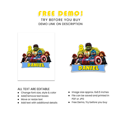 Celebrate with The Avengers: Personalized Cake Toppers for a Memorable Party