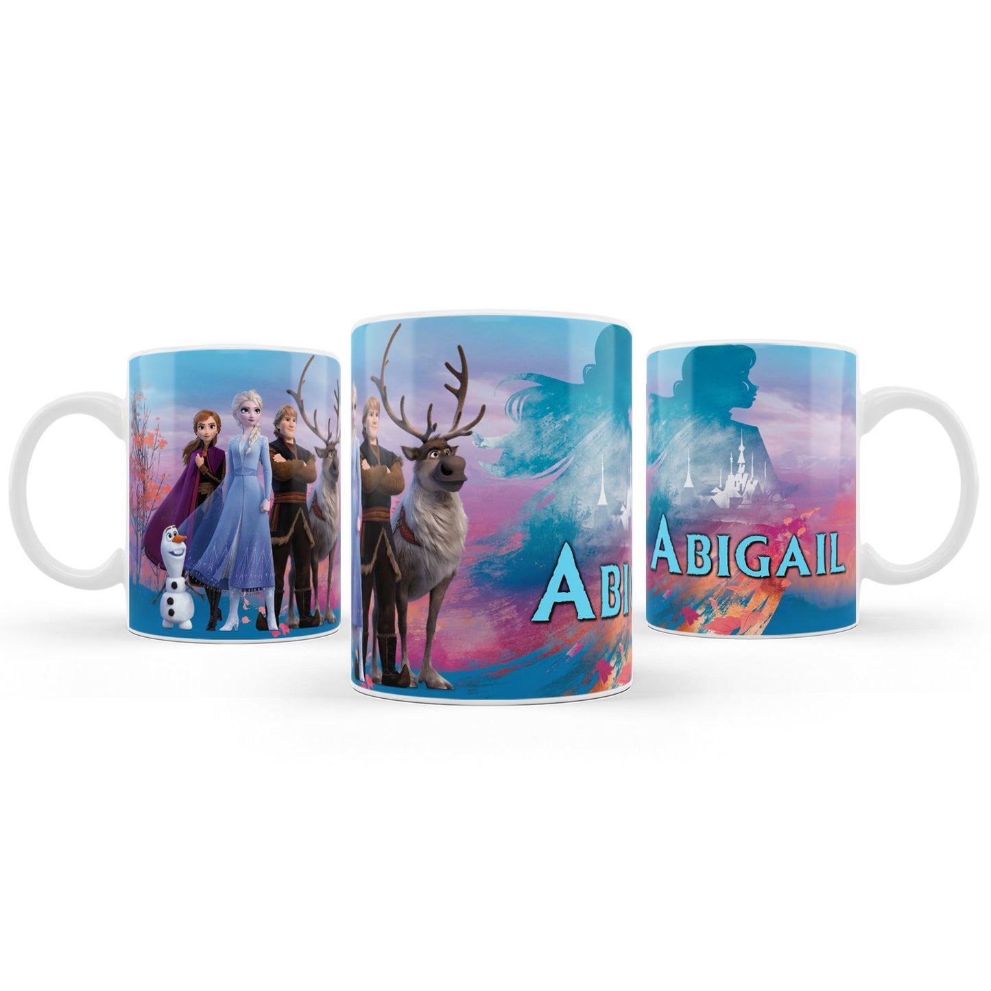 Frozen themed sublimation mug