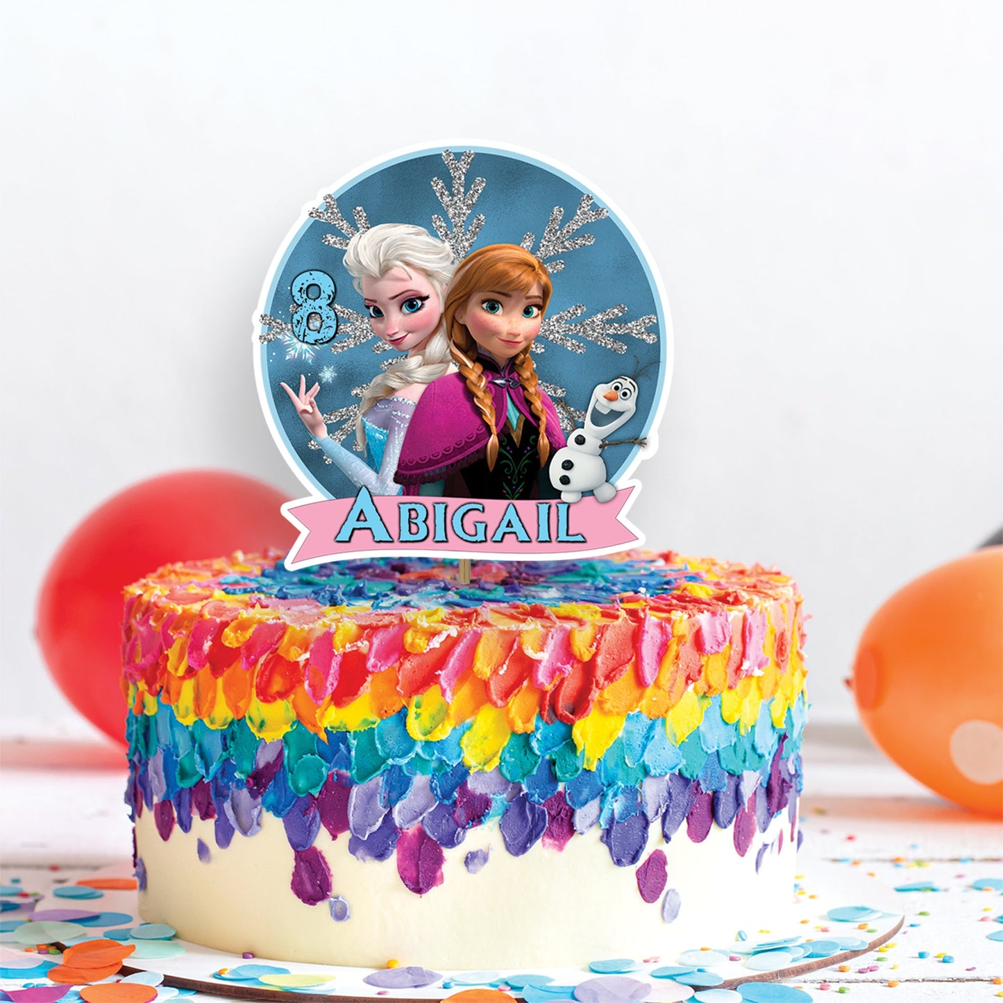 Frozen Birthday Decorations, Disney Frozen Party Supplies, Elsa Anna, Olaf, Frozen SVG