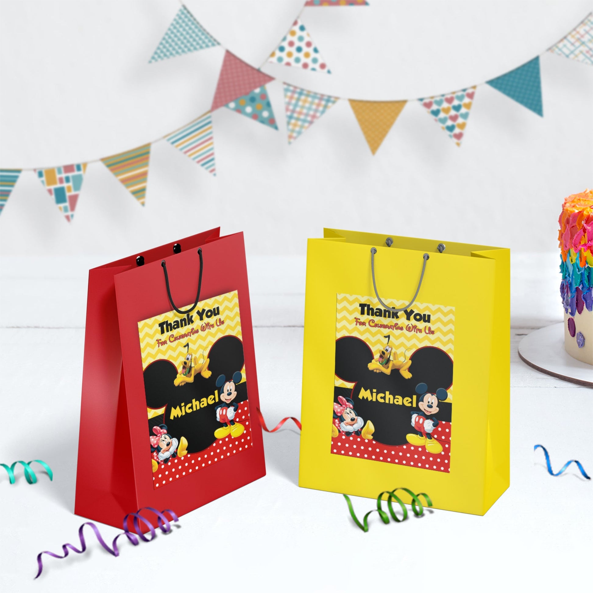 Mickey & Minnie Mouse Birthday Decorations, Disney Party Supplies, Mickey Mouse, Minnie Mouse, Mickey & Minnie Mouse SVG