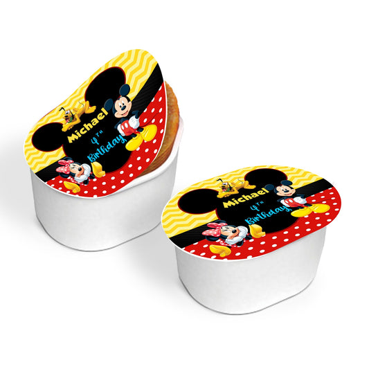 Snack Stack Mini Pringles Label with Mickey & Minnie Mouse theme