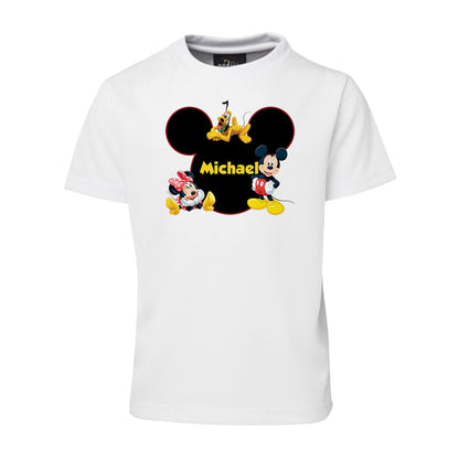 Sublimation T-Shirt with Mickey & Minnie Mouse theme