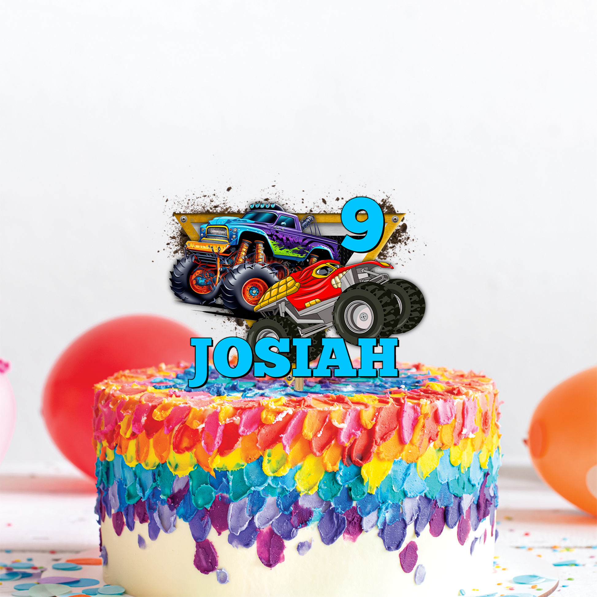 Monster Jam Birthday Decorations, Grave Digger Party Supplies, Monster Truck, Hot wheels Truck, Monster Jam SVG