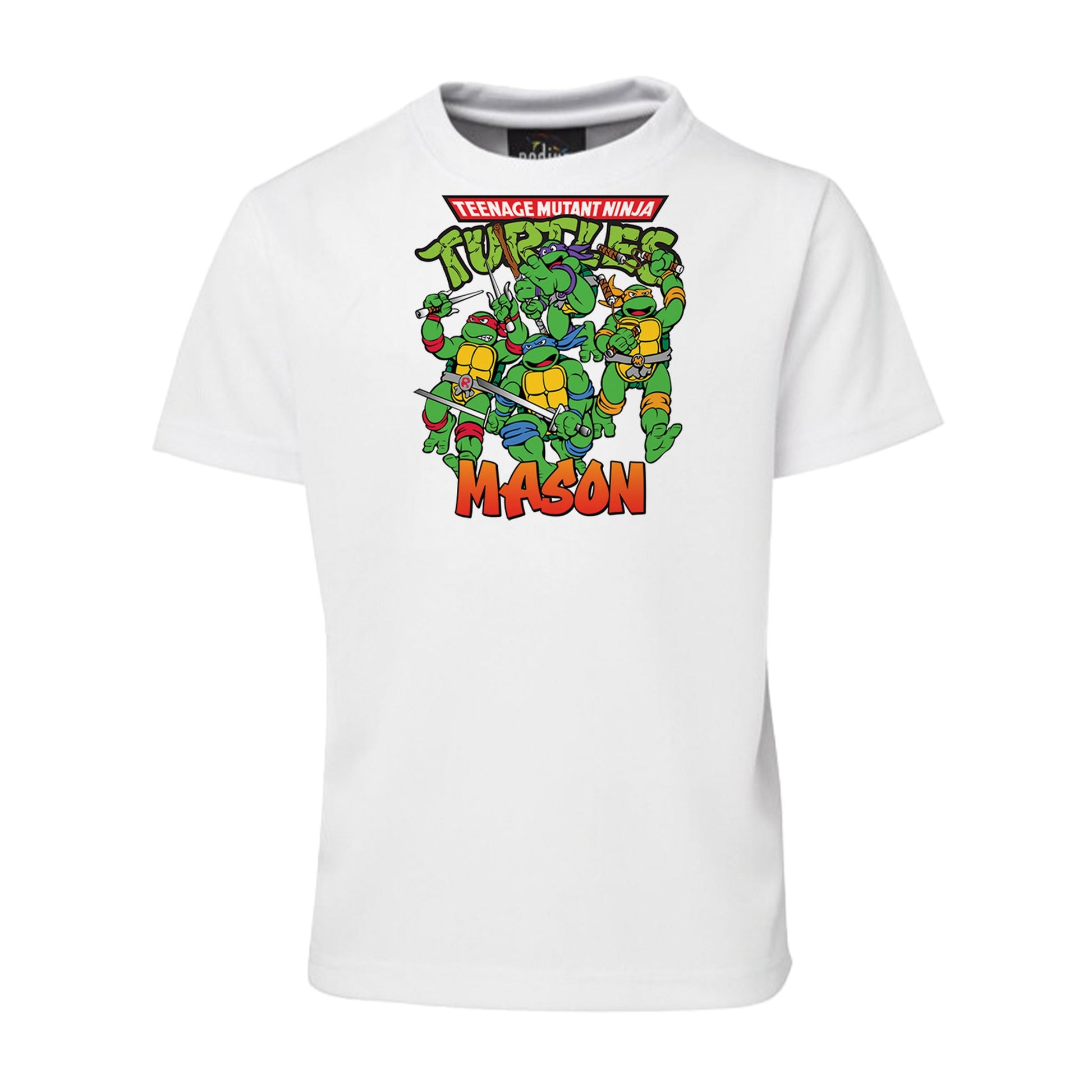 Sublimation T-shirt with Teenage Mutant Ninja Turtles design