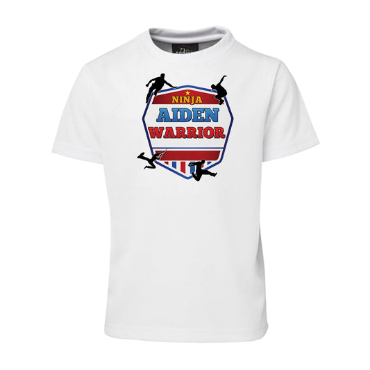 Sublimation T-Shirt with Ninja Warrior theme