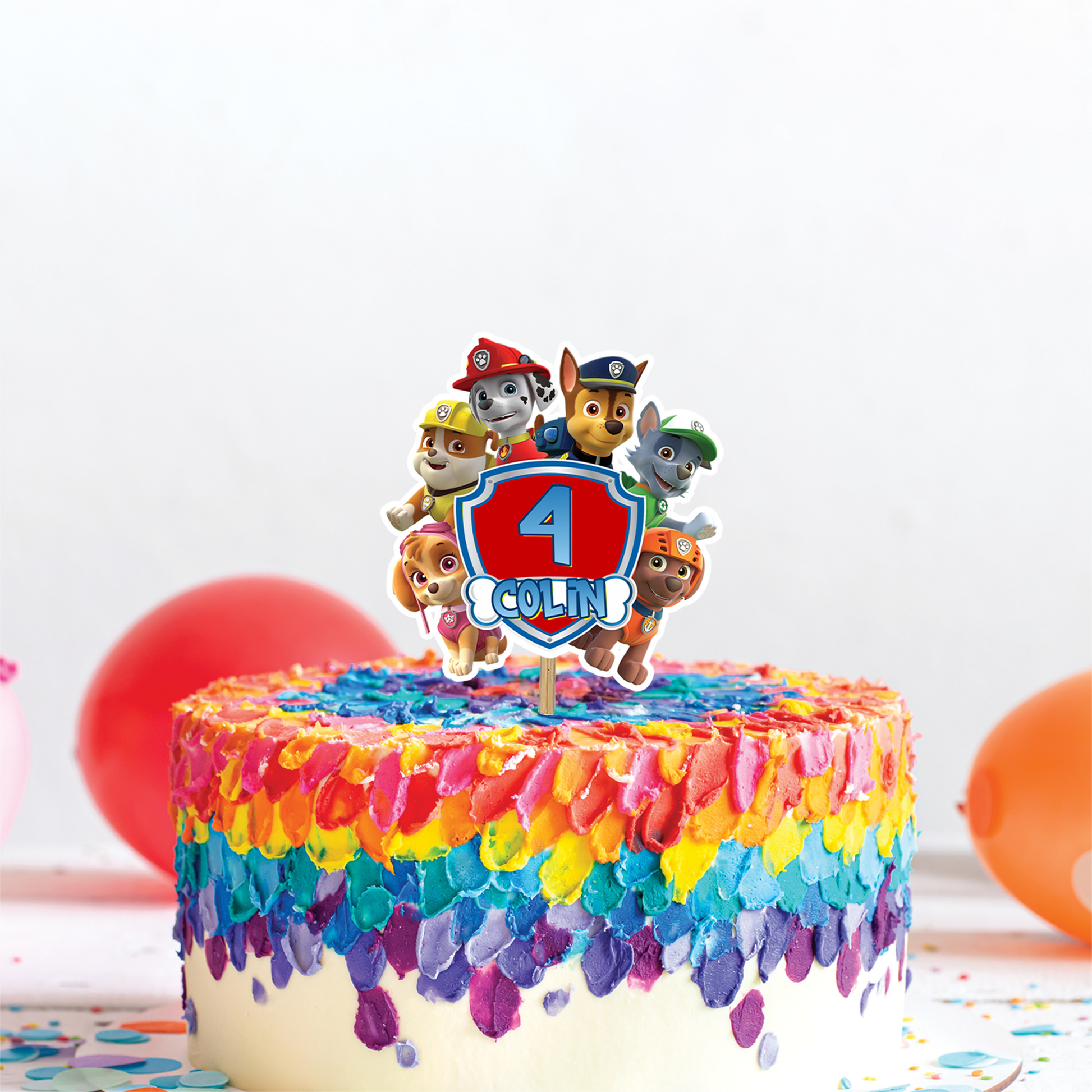 Paw Patrol Birthday Decorations, Puppies Party Supplies, Ryder, Marshall, Rubble, Rocky, Zuma, Skye, Paw Patrol SVG