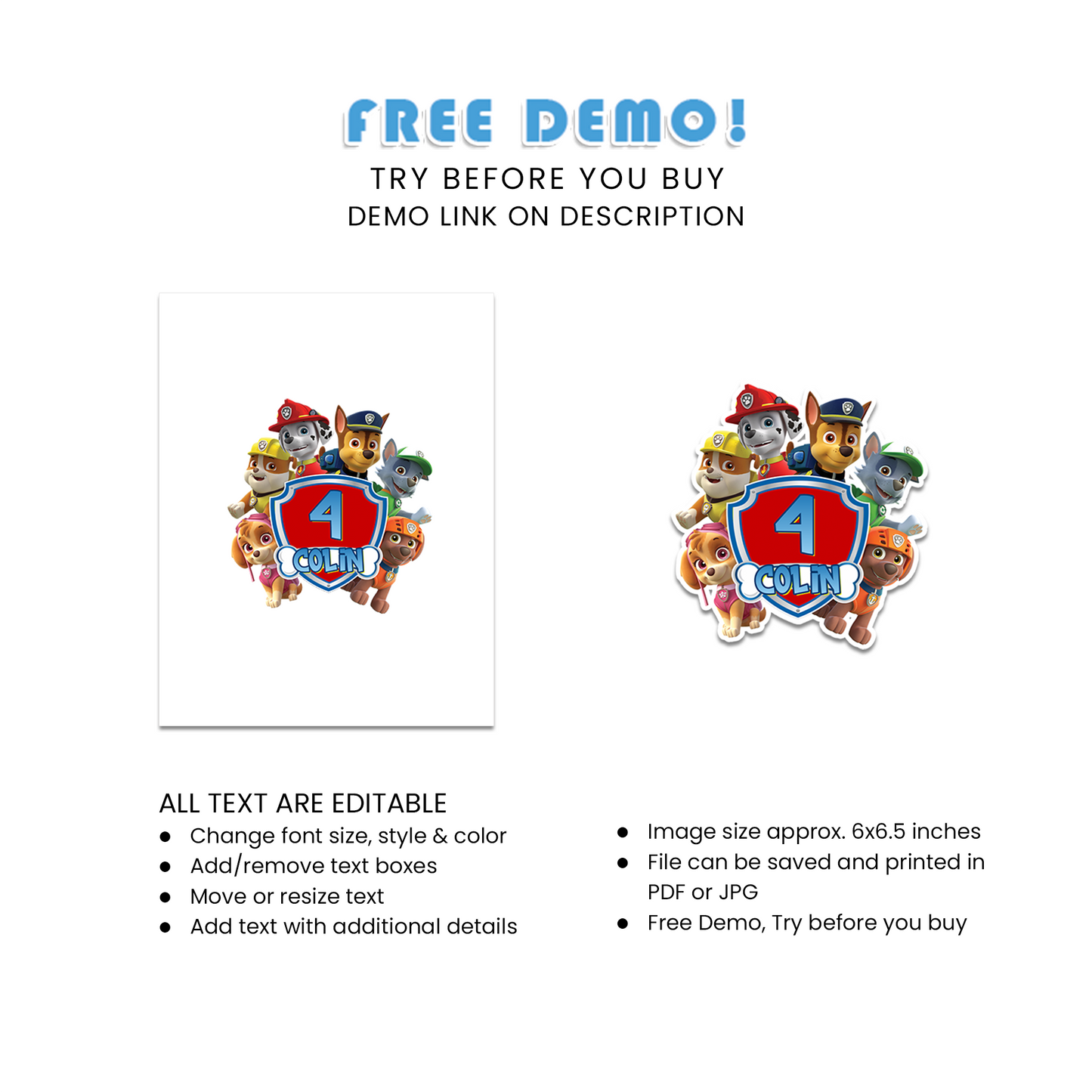 Celebrate with Paw Patrol: Personalized Cake Toppers for a Memorable Party