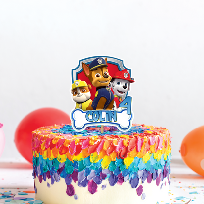 Paw Patrol Birthday Decorations, Puppies Party Supplies, Ryder, Marshall, Rubble, Rocky, Zuma, Skye, Paw Patrol SVG