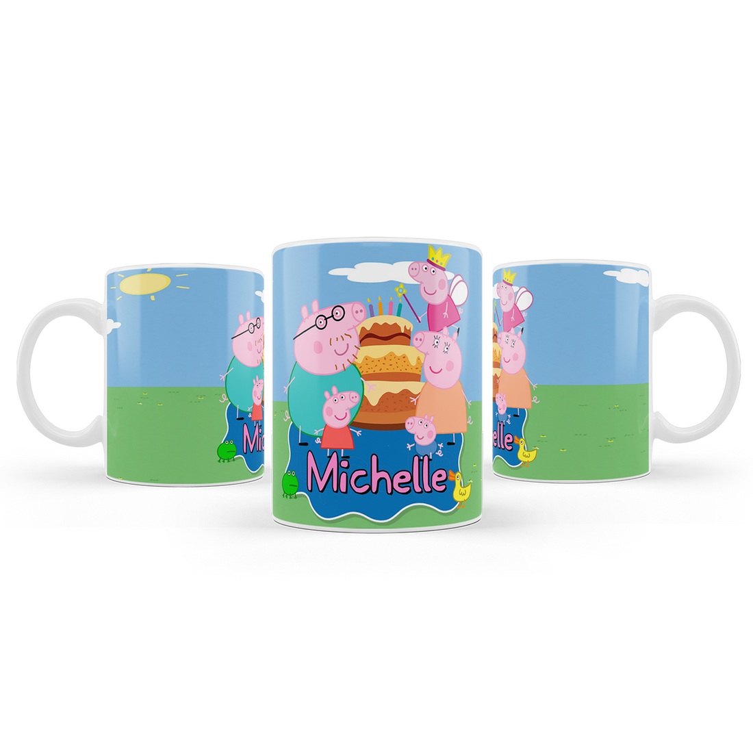 Peppa Pig Sublimation Mug : Perfect for Your Morning Coffee – PartyDaz