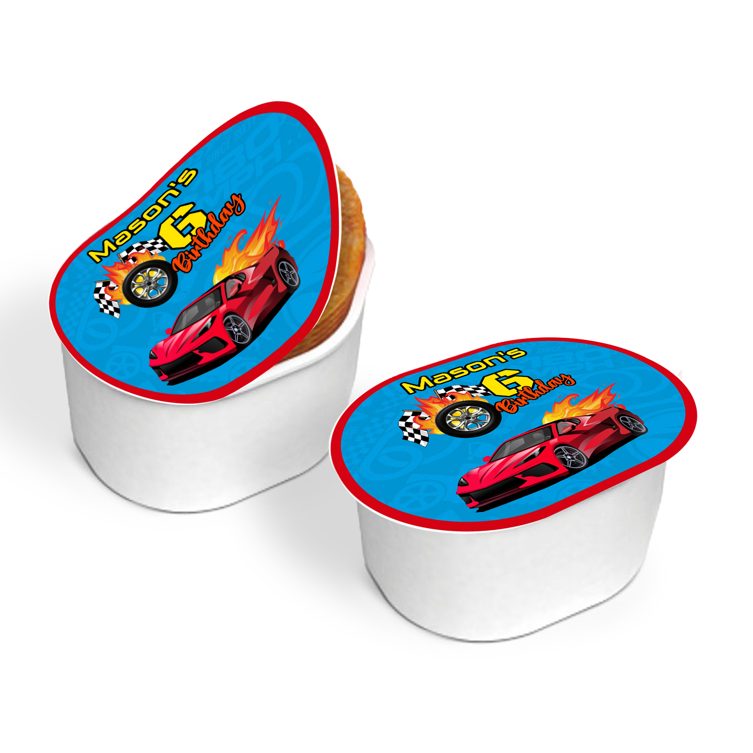 Snack Stack Mini Pringles 0.67oz Label for Race Car, Hotwheels, Nascar Games