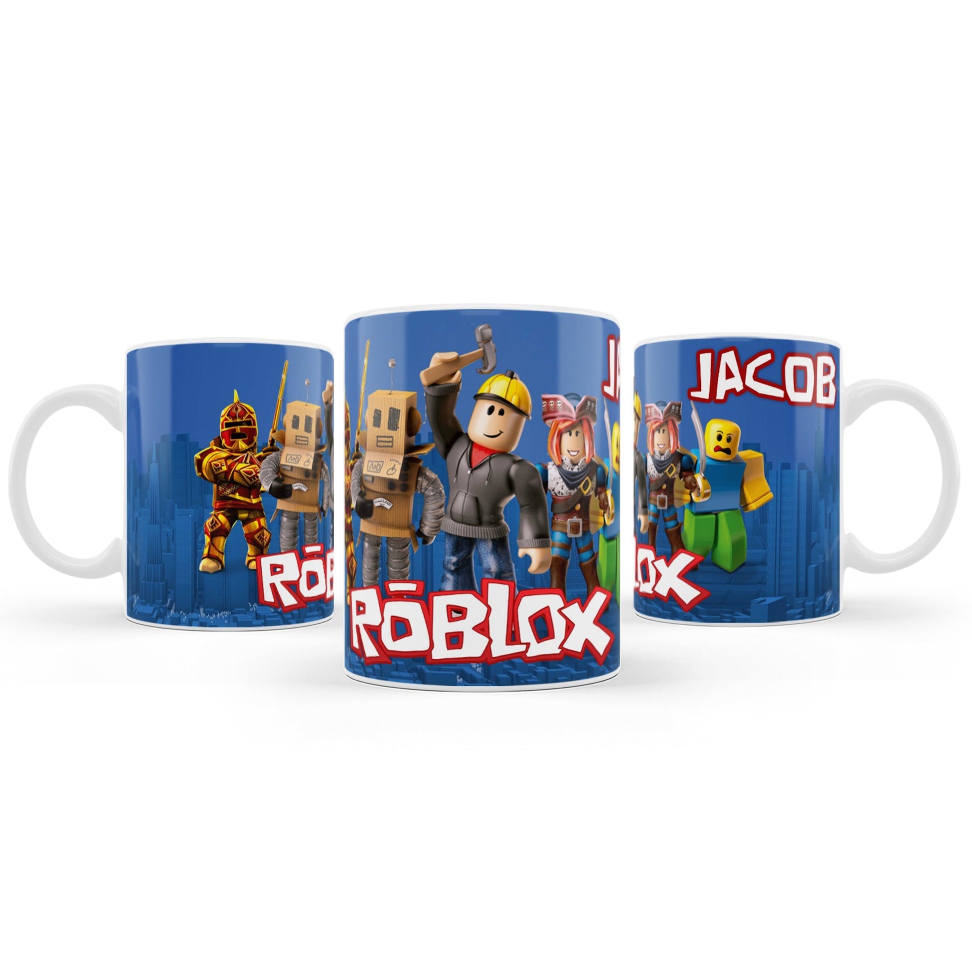 Roblox themed sublimation mug