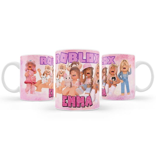 Roblox themed sublimation mug