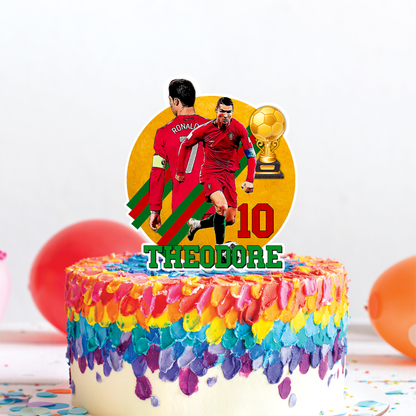 Ronaldo Birthday Decorations, FIFA World Cup Party Supplies, Ronaldo Portugal, CR7, Ronaldo CR7 SVG