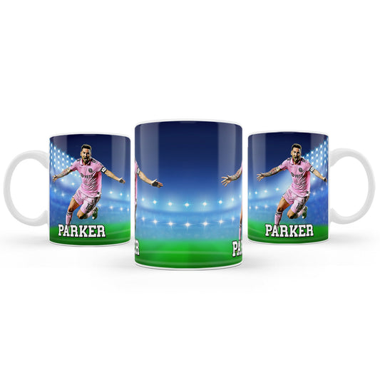 Sublimation mug with Lionel Messi design