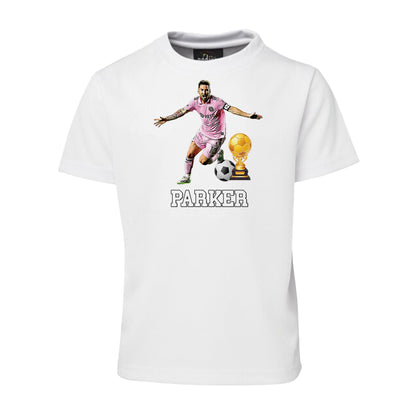 Sublimation T-shirt with Lionel Messi theme