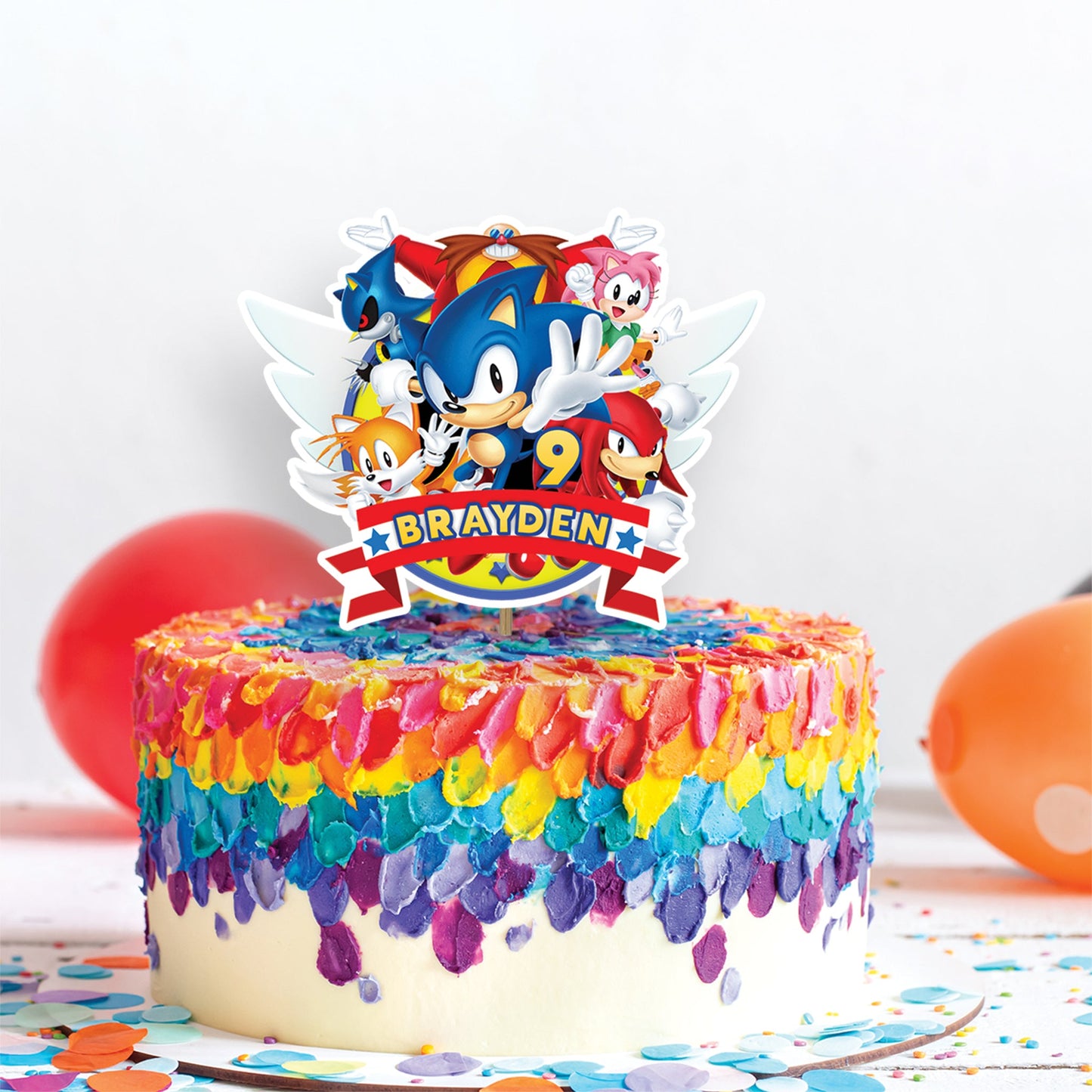 Sonic Birthday Decorations, Amelia the Hedgehog Party Supplies, Sonic the Hedgehog, Sonic Video Games, Sonic The Hedgehog SVG