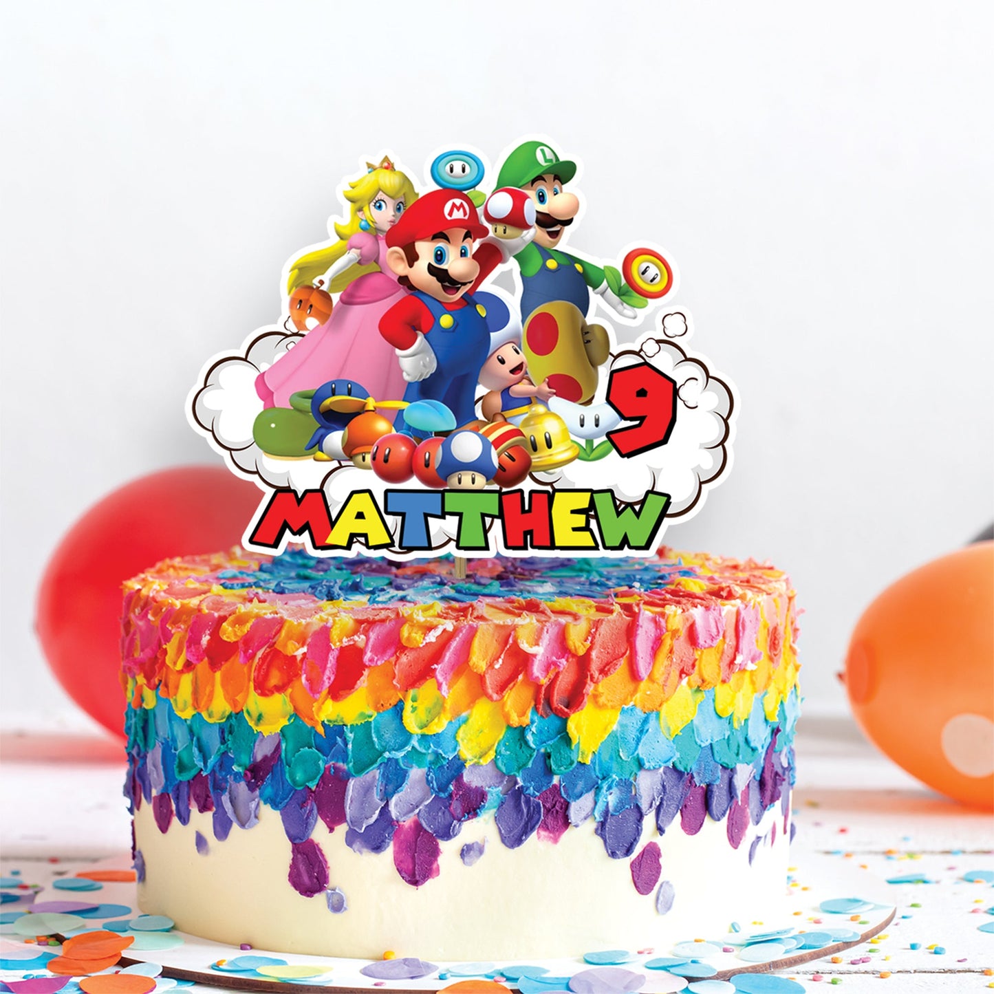 Super Mario Birthday Decorations, Mario Bros Party Supplies, Mario Nintedo Games, Mario, Super Mario SVG