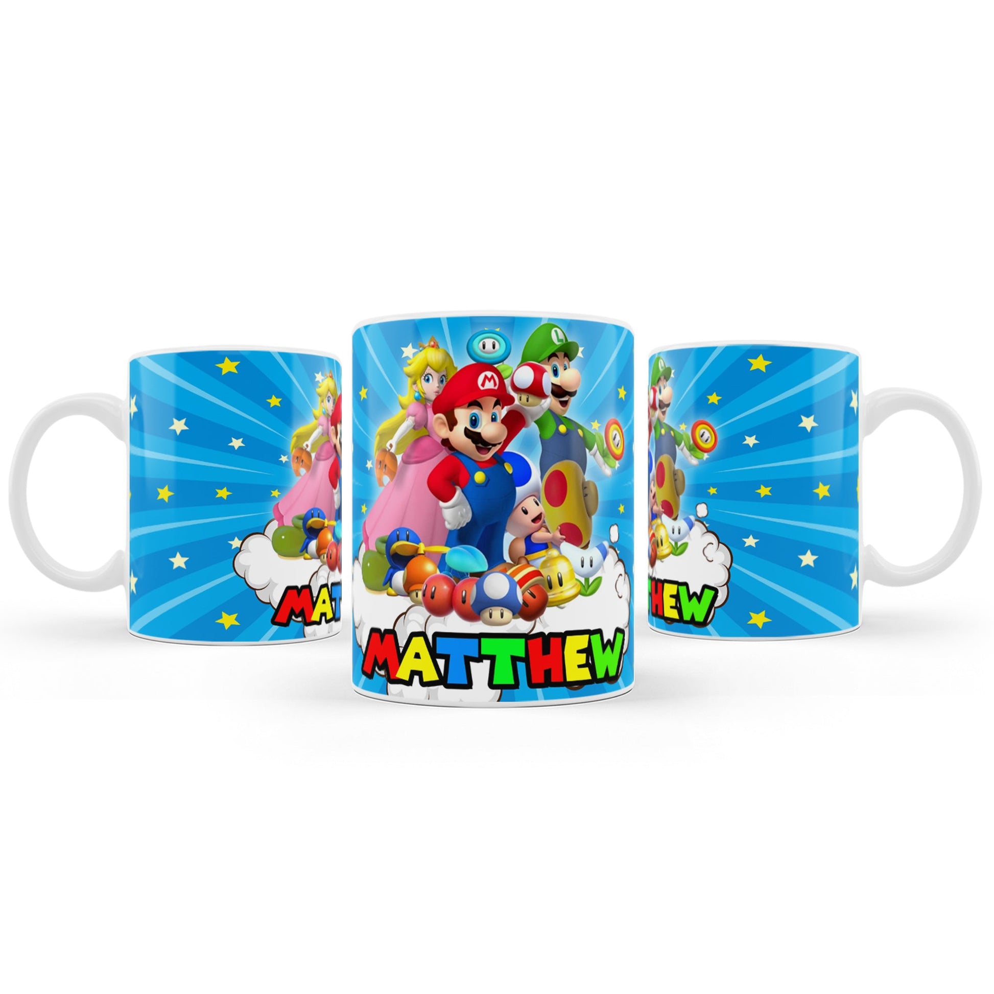 Sublimation mug with Super Mario theme