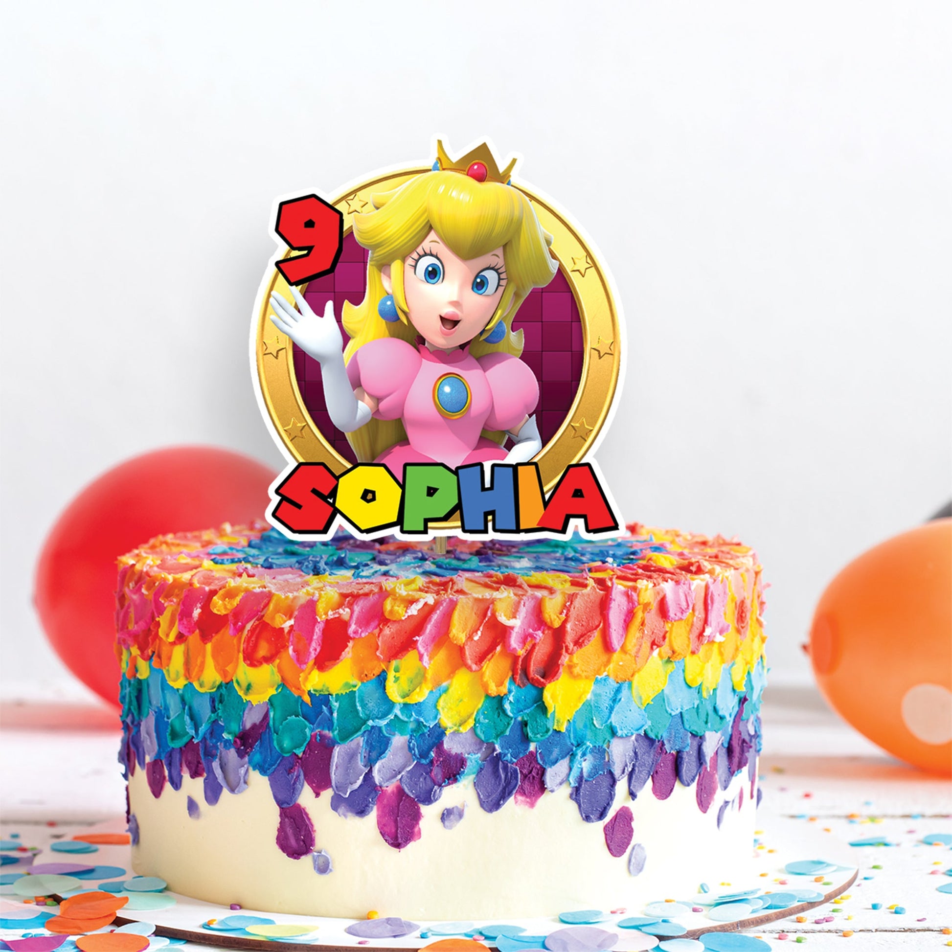 Princess Peach Birthday Decorations, Mario Bros Party Supplies, Super Mario & Princess Peach, Super Mario, Super Mario Princess Peach SVG