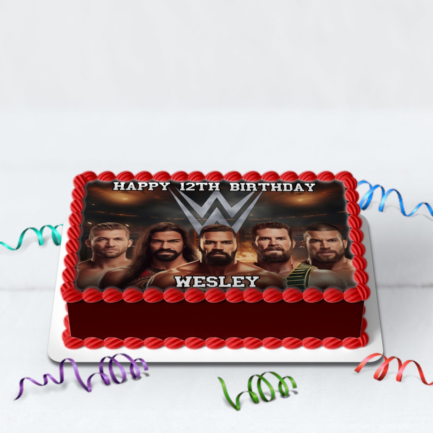 WWE WrestleMania Birthday Decorations, WWE Party Supplies, Royal Rumble, Pro Wrestling, WWE WrestleMania SVG