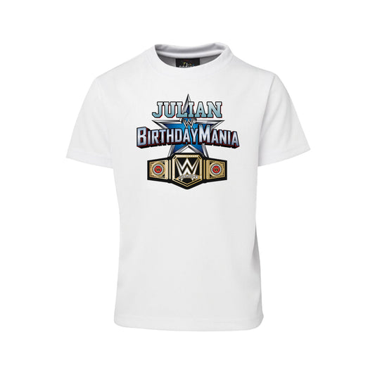 WWE themed sublimation t-shirt